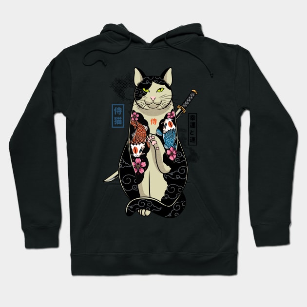 Yakuza Cat Hoodie by redwane